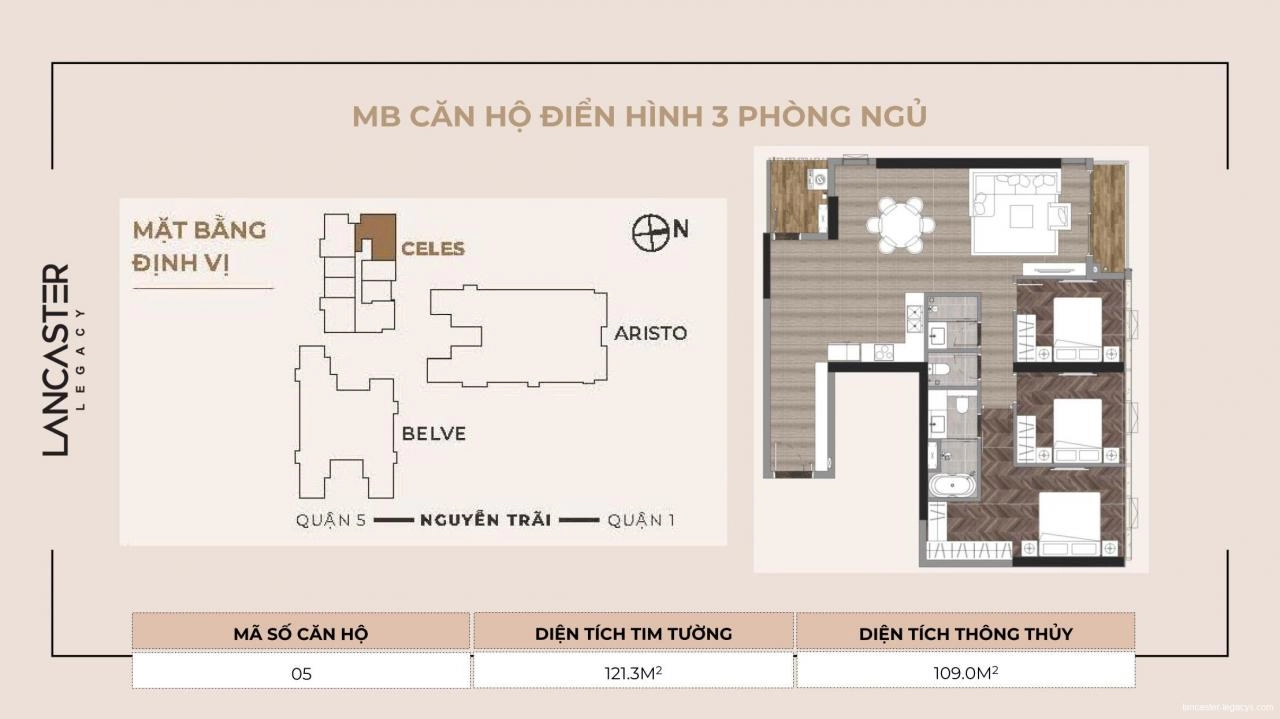 Mặt bằng tháp C Lancaster Legacy Q.1 | Full layout chi tiết