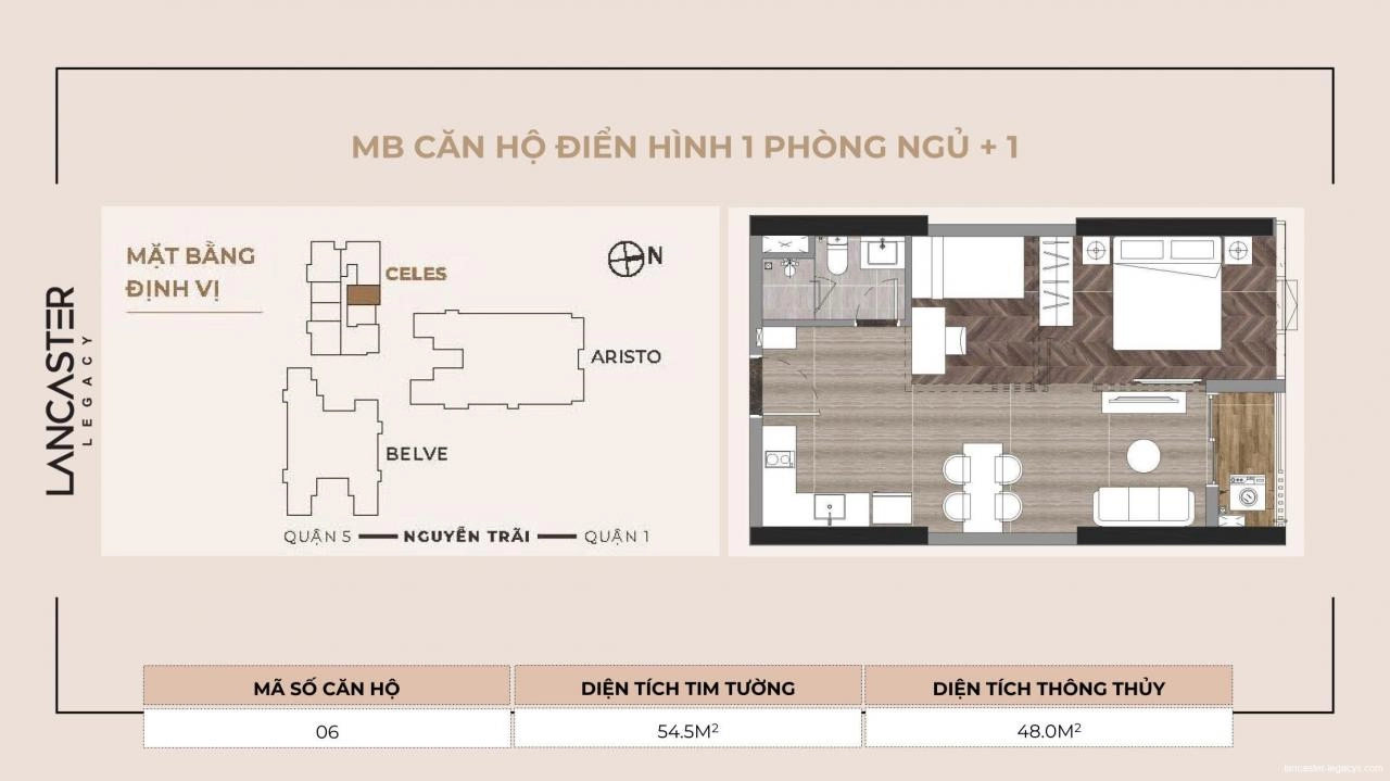 Mặt bằng tháp C Lancaster Legacy Q.1 | Full layout chi tiết